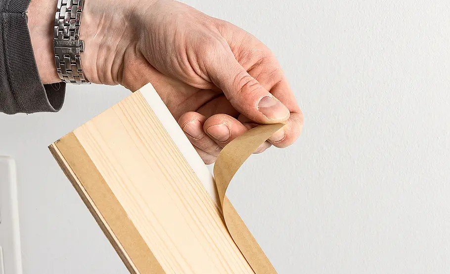 Wand mit Echtholz verkleiden