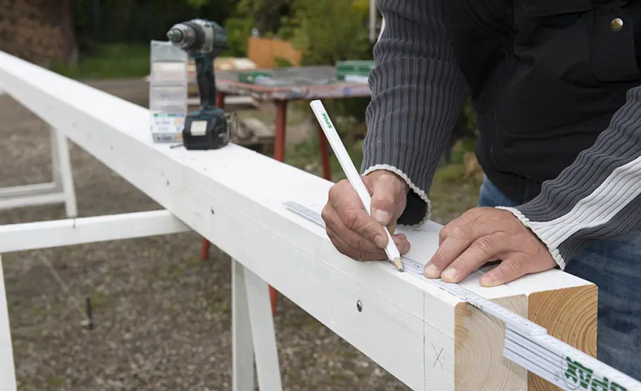 Doppelcarport mit Schuppen bauen