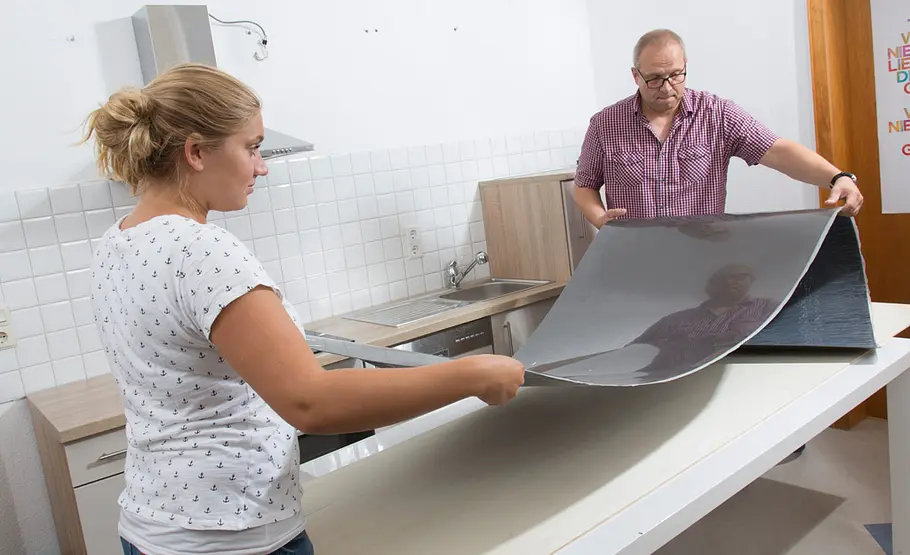 Küchenrückwand mit Effektplatten verkleiden