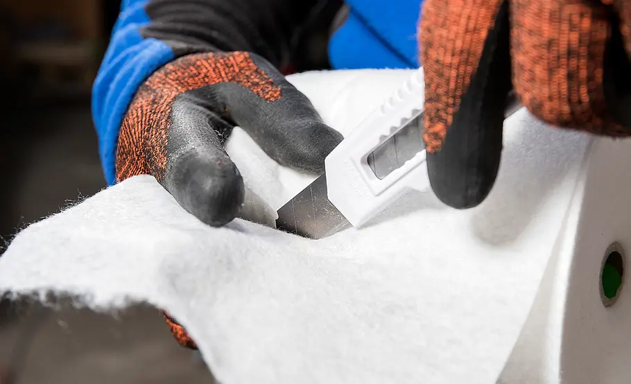 Flüssigabdichtung plus Fleece