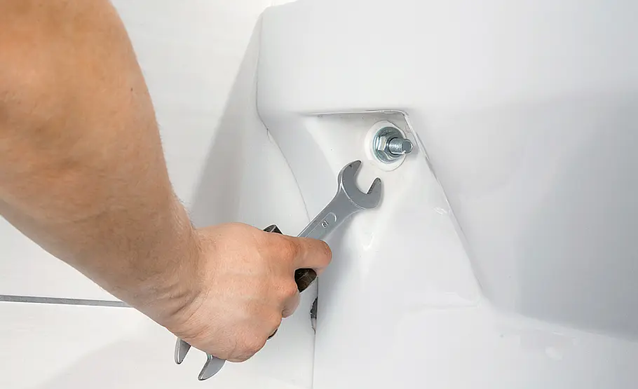 Wandhängendes Bidet montieren