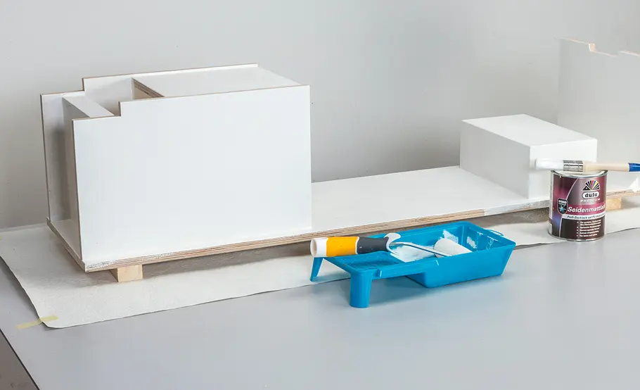 Schränkchen für Telefon & Router bauen