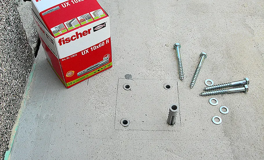Hochterrassen-Unterkonstruktion