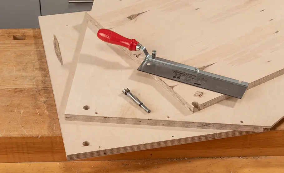 Dachschrägenschrank: Bauanleitung