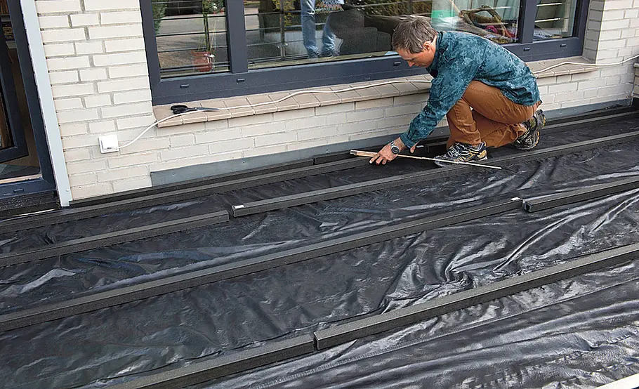 Anleitung: Terrassen-Sanierung auf Flachdach