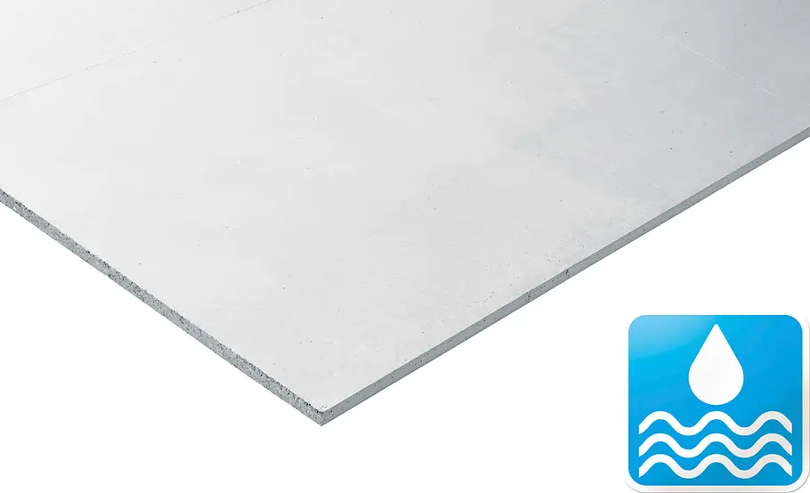 AQUAPANEL CEMENT BOARD DIYHandliche, leichte, wasserfeste und beidseitig armierte Zementbauplatte in 8 mm Stärke (800 x 1200 mm). Idealer Fliesenträger für Feuchträume: Es muss nur einfach beplankt werden und der Untergrund ist nach Abdichtung der Anschl