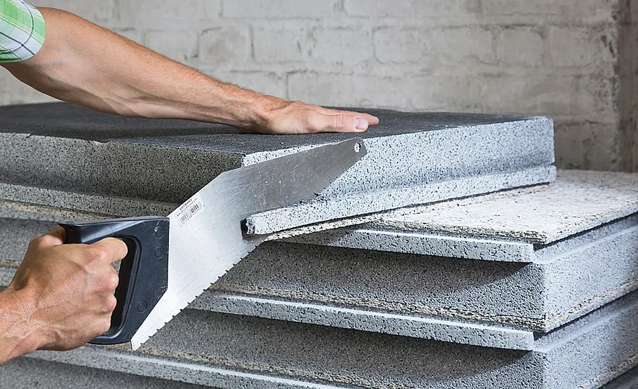 Kellerdecke dämmen mit Mehrschichtplatten