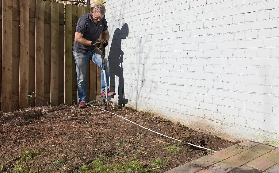 Pfostenfundament bauen