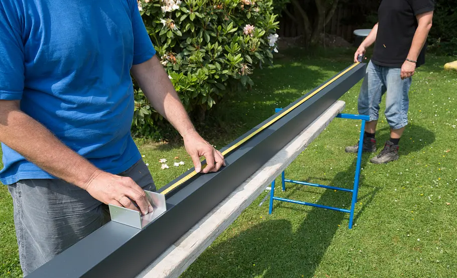 Terrassenüberdachung aus Alu und Glas bauen