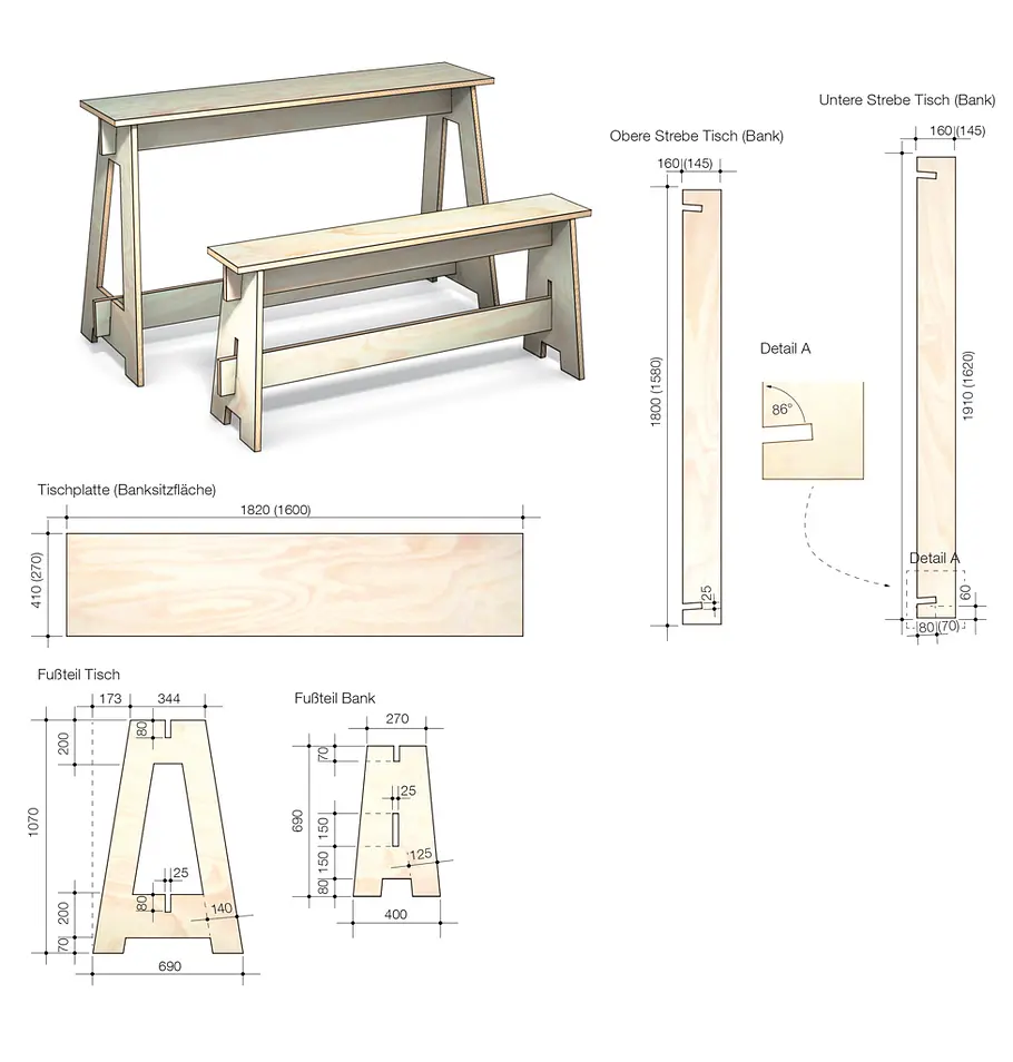 Hochtisch-Set