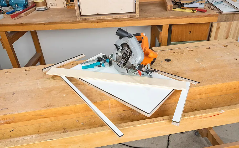 Waschbeckenunterschrank mit Schubladen bauen