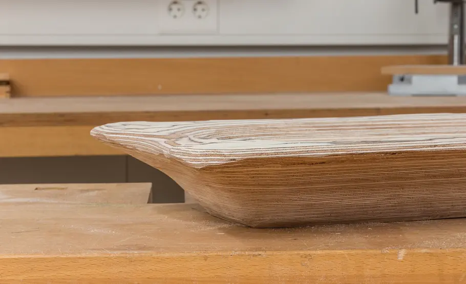 Obstschale schnitzen
