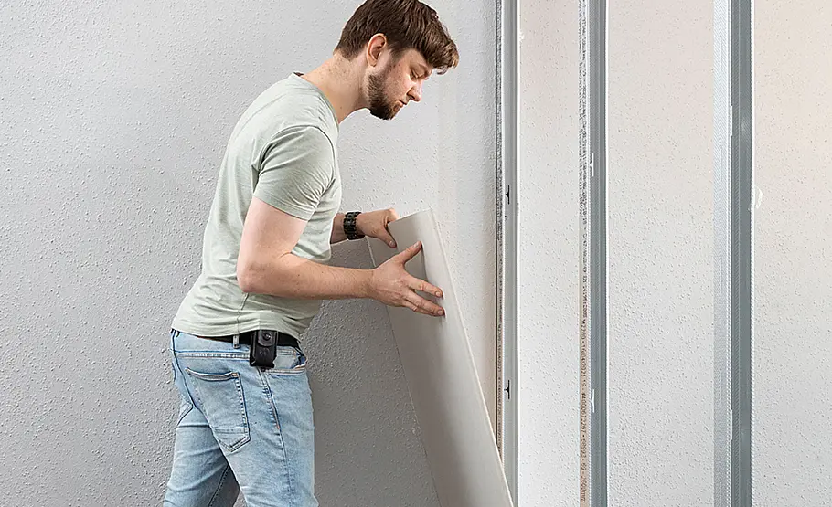 Trockenbauwand als Trennwand