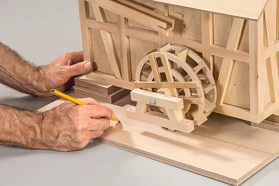 Bauplan: Wassermühle selber bauen