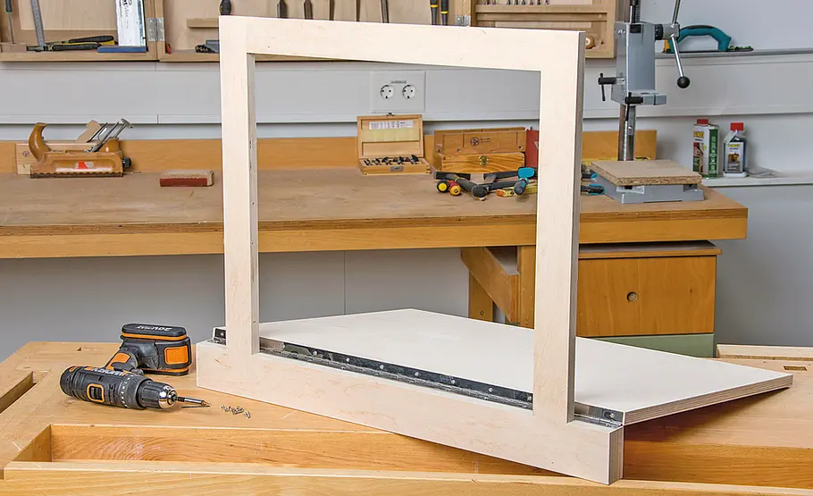 Wandtisch zum Klappen selber bauen