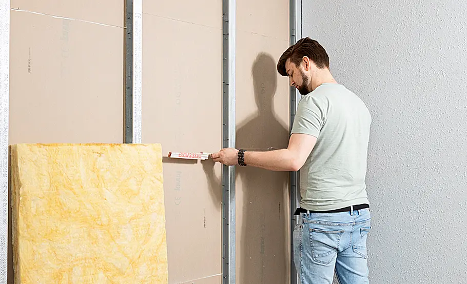 Trockenbauwand als Trennwand