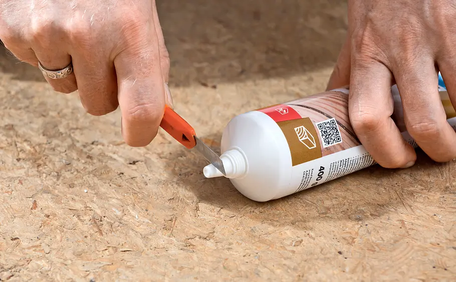 OSB-Platten ausbessern