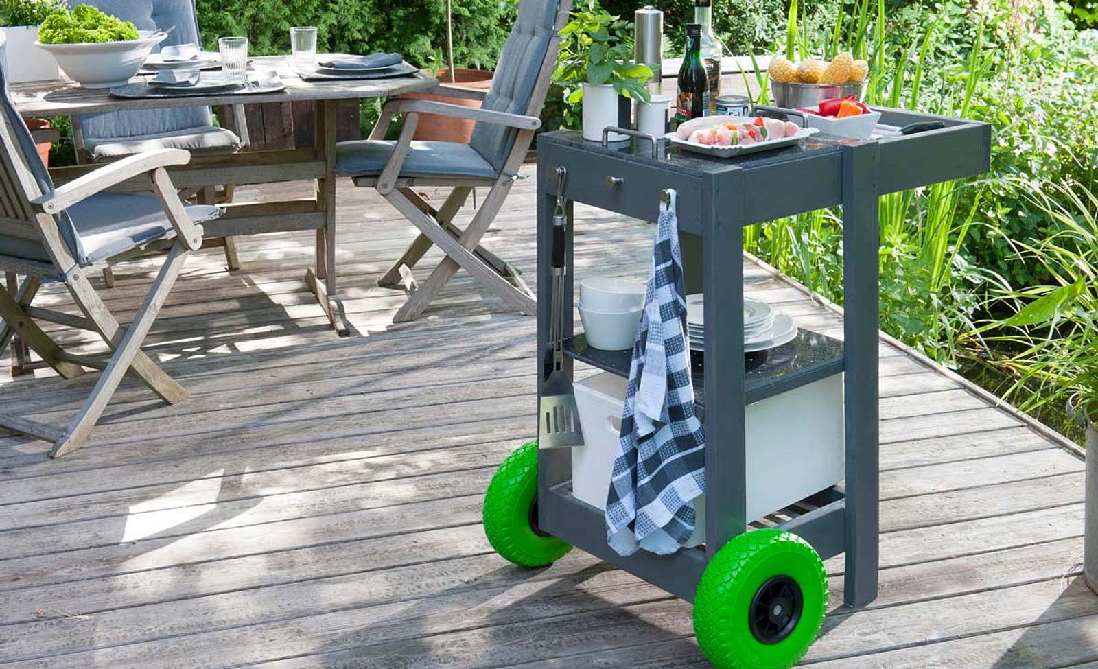 Servierwagen einfach selber bauen selbst.de