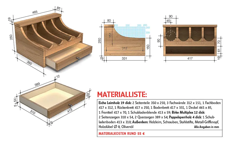 Holz-Besteckkasten selber bauen