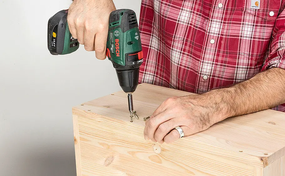 Holzkiste zum Stapeln selber bauen