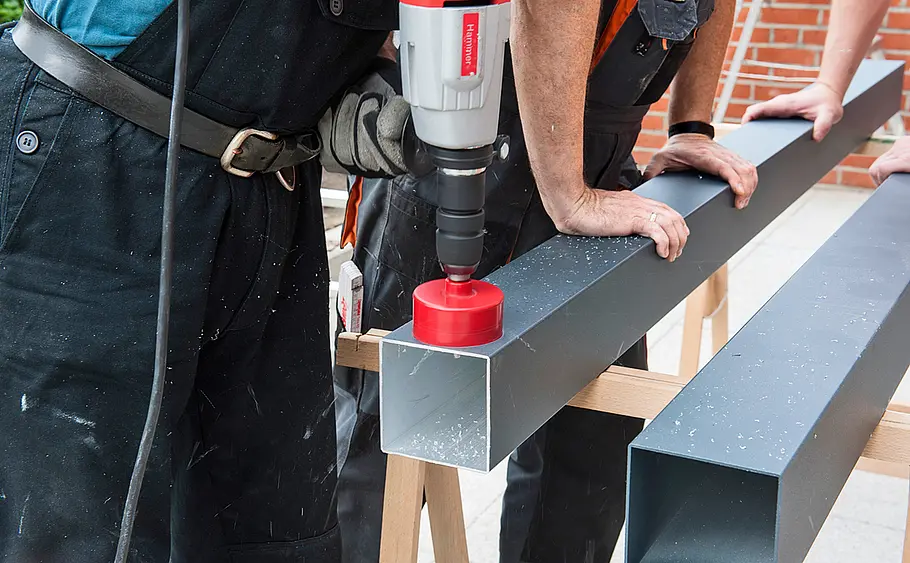 Überdachte Terrasse aus Alu bauen