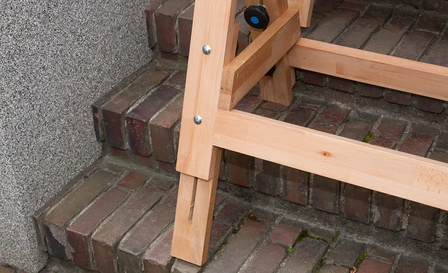 Höhenverstellbare Holzböcke bauen