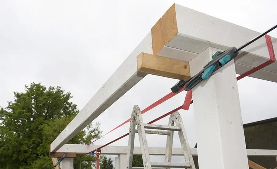 Doppelcarport mit Schuppen bauen