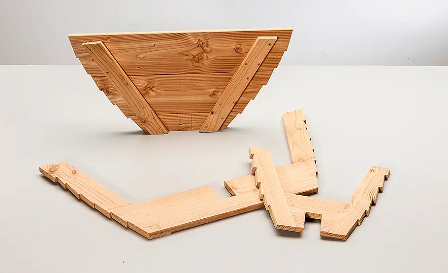 Hochbeet-Boot bauen