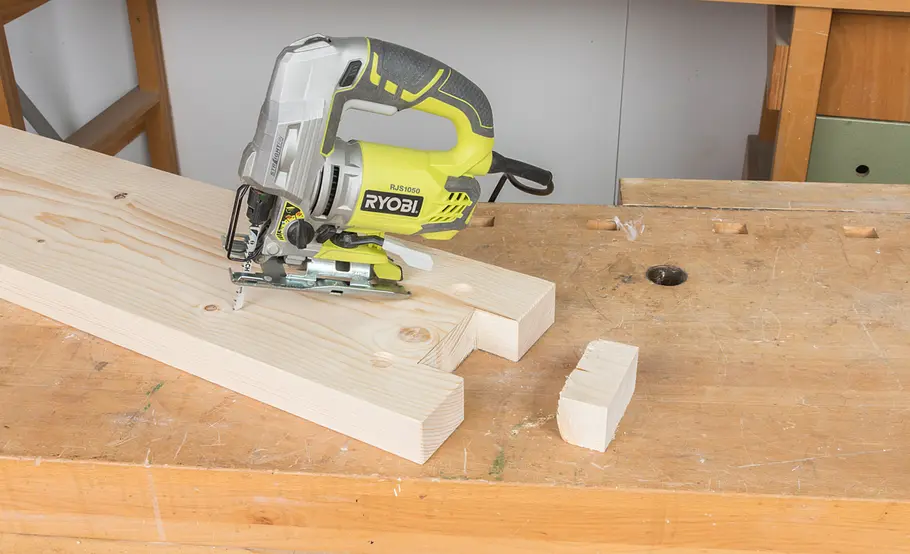 Bau der Außentreppe