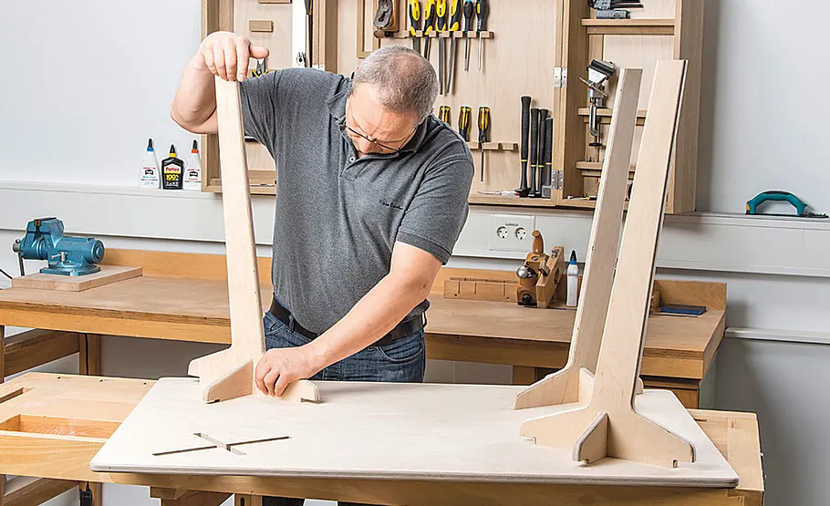 Esstisch zum Stecken selber bauen