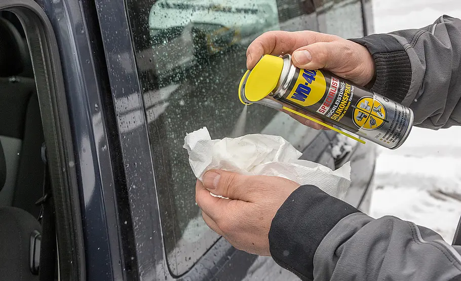 Gummidichtung an Autotür reparieren