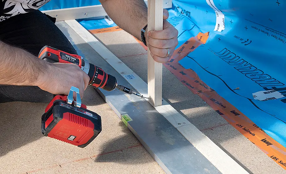 Dachausbau mit Gipskarton-Bauplatten
