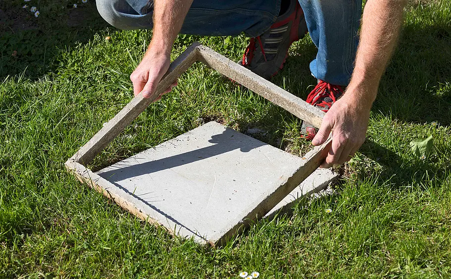 Pfostenfundament bauen