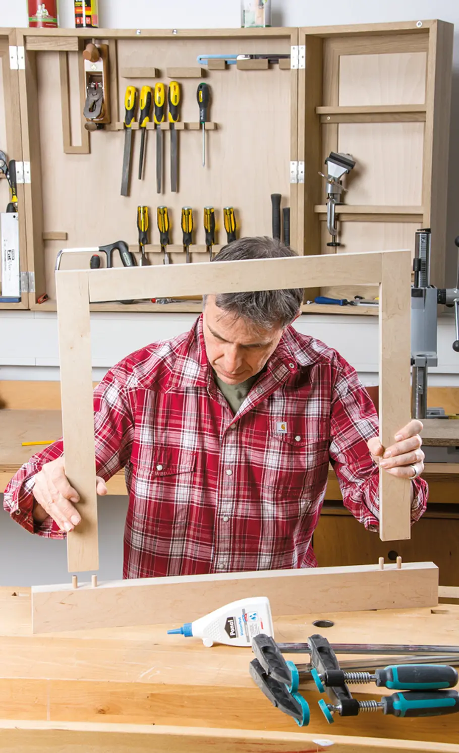 Wandtisch zum Klappen selber bauen