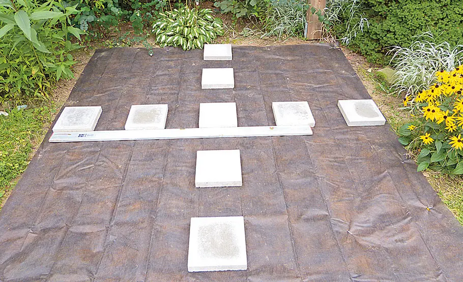 Kleines Sonnendeck selber bauen