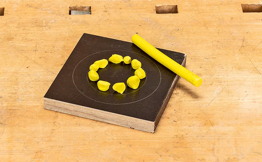 Leuchte aus Kreativbeton basteln