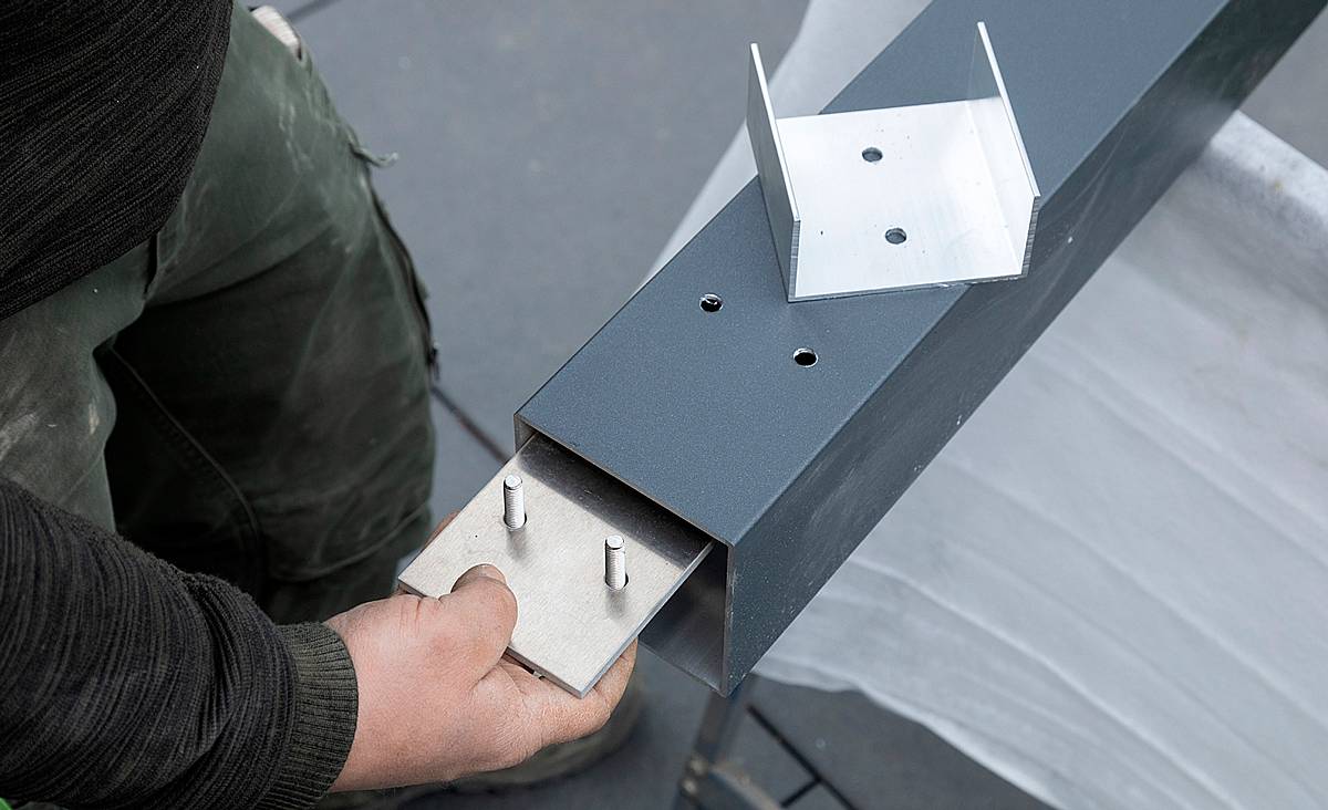 Freistehende Terrassenüberdachung bauen selber bauen