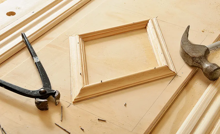 Haustür aus Holz bauen