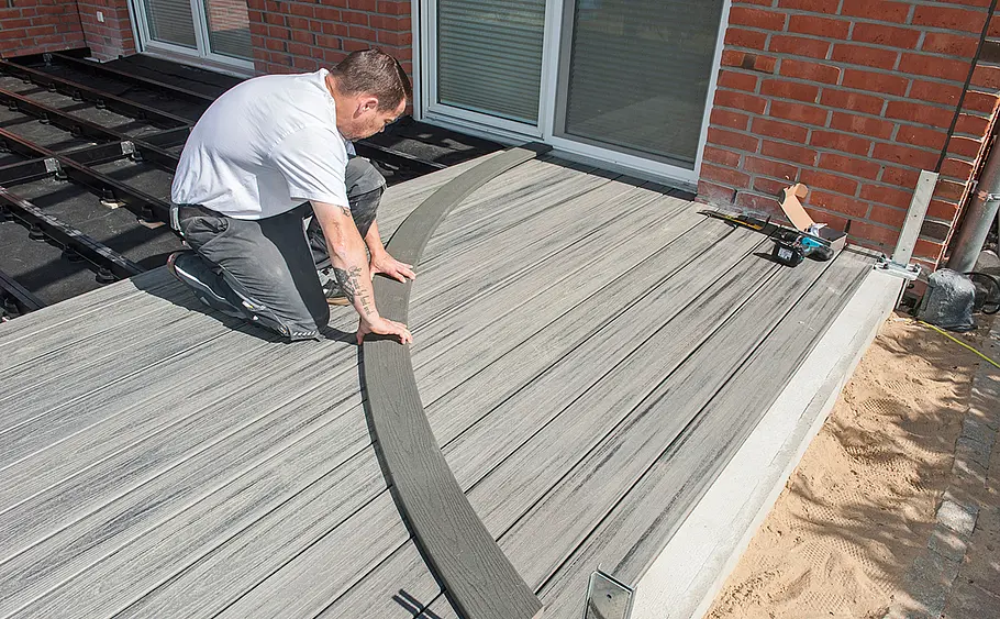 Terrasse aus WPC-Dielen bauen
