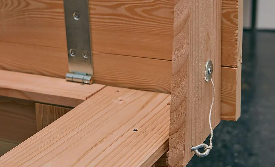 Bauanleitung: Holz-Sandkasten mit Deckel