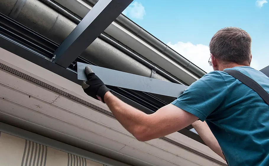 Überdachte Terrasse aus Alu bauen