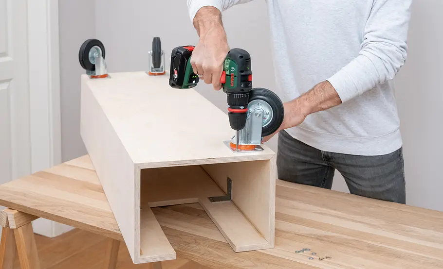 Badezimmerbank selber bauen