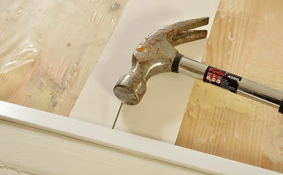 Türe mit Glaseinsatz bauen