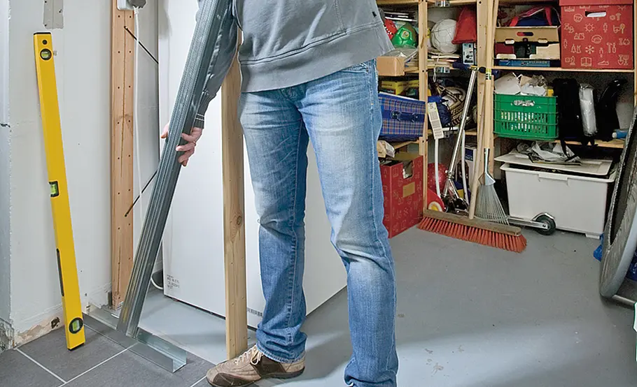 Trennwand mit Leichtbauplatten