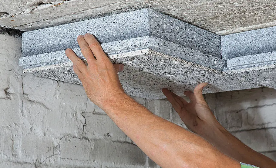 Kellerdecke dämmen mit Mehrschichtplatten