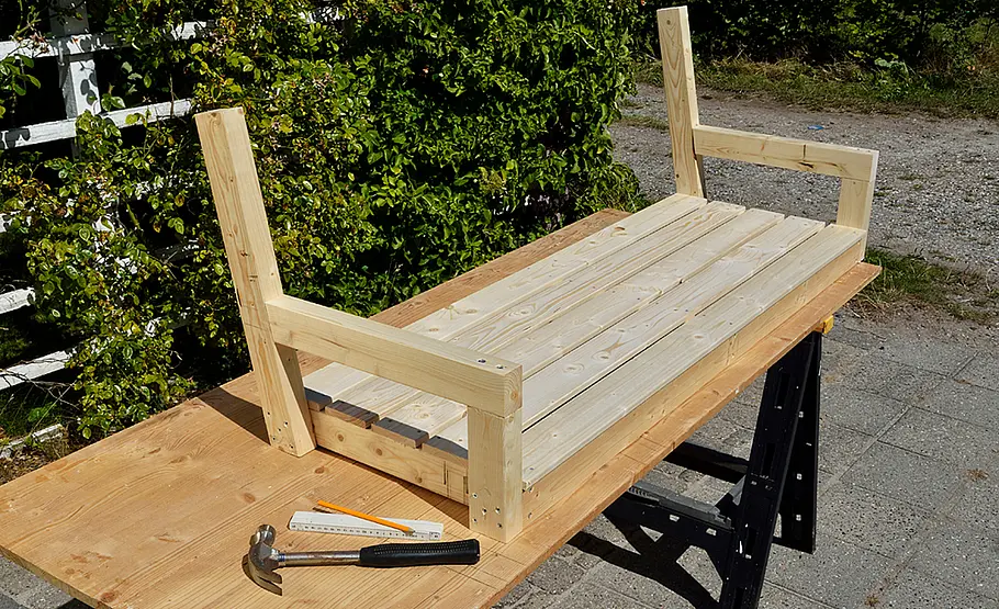 Gartenschaukel bauen