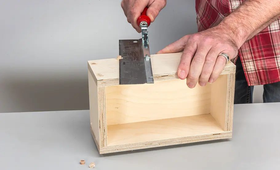 Schränkchen für Telefon & Router bauen