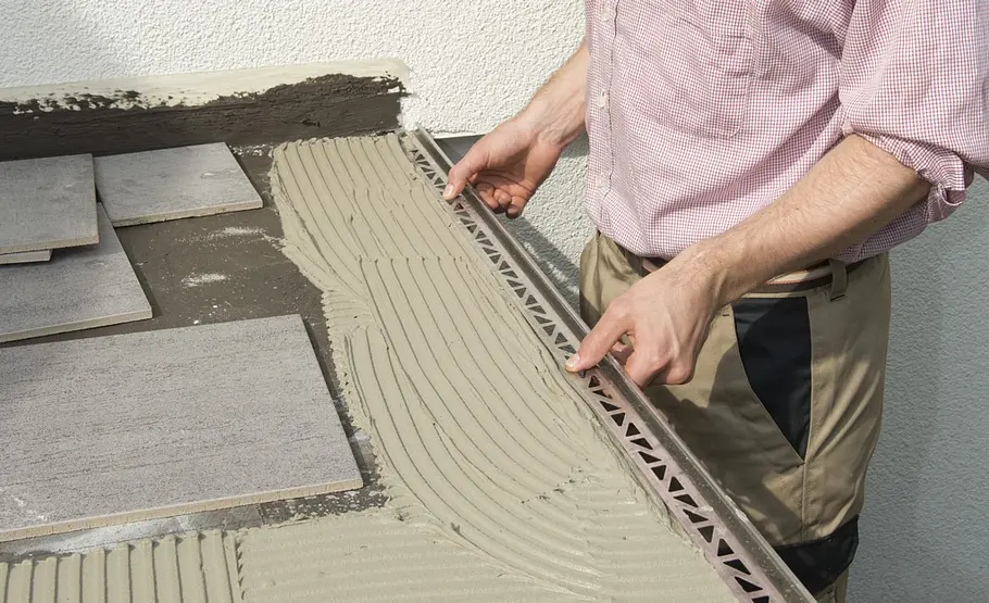 Treppe vor der Haustür betonieren