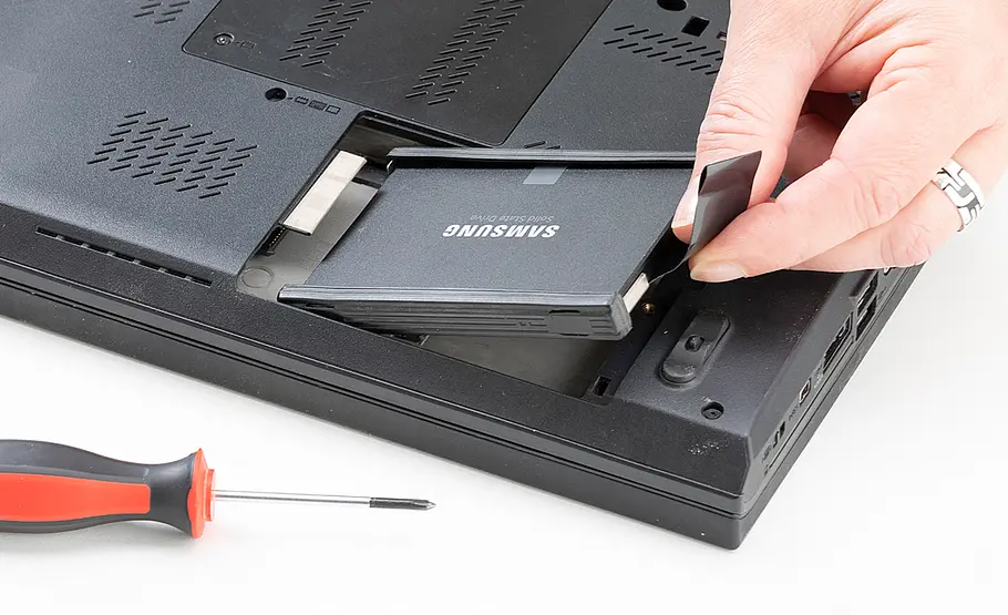 SSD-Platte statt Laptop Festplatte