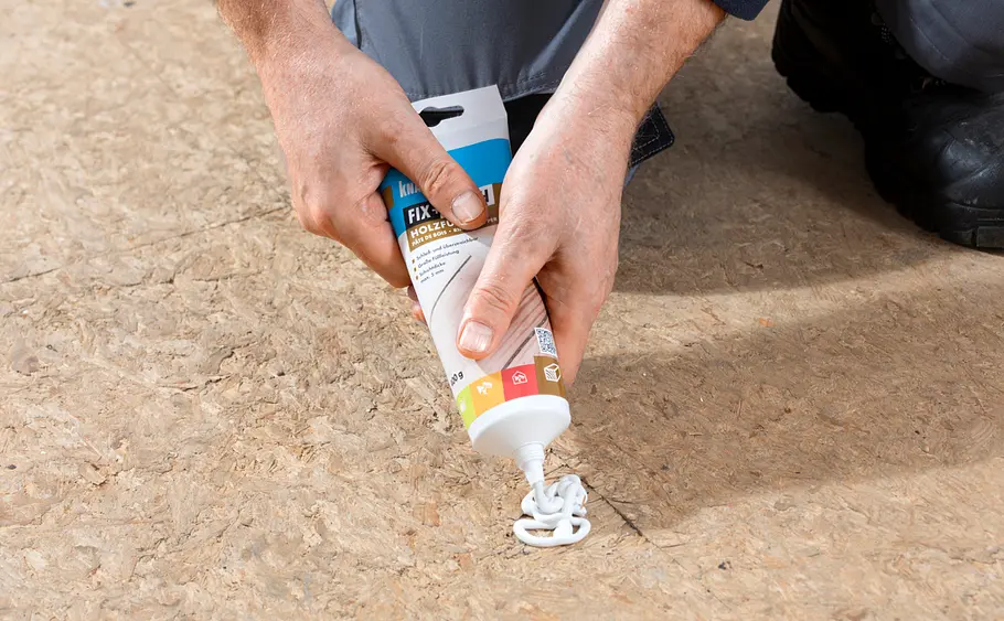 OSB-Platten ausbessern